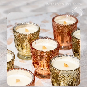 
            
                Load image into Gallery viewer, Lavish Lavender of Cunha Wood Wick Tea-light Candle
            
        